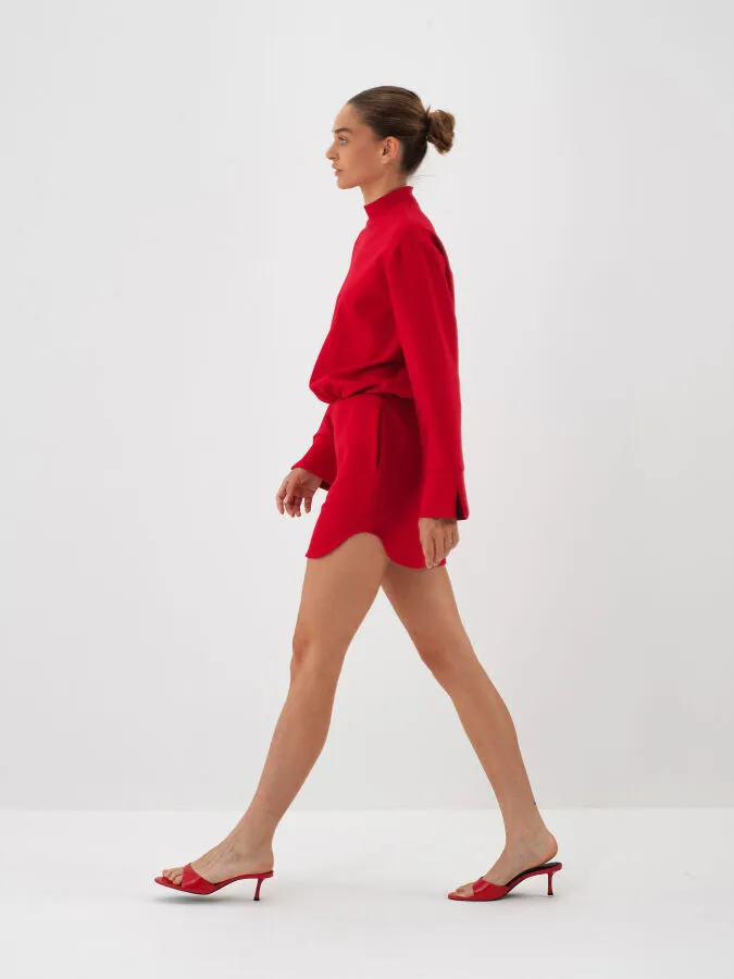 Plain Cotton Dress - Xint