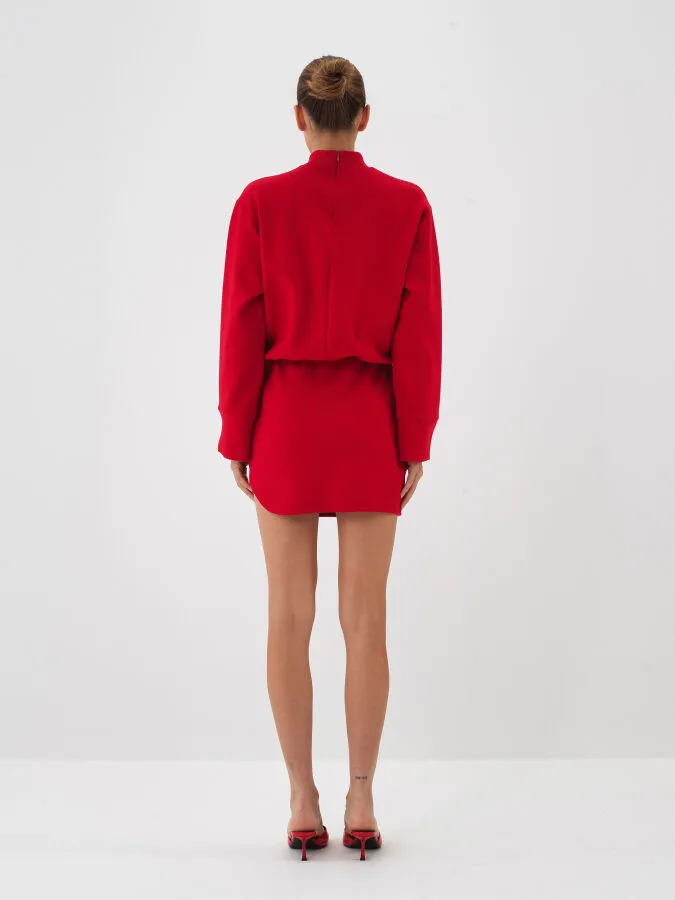 Plain Cotton Dress - Xint