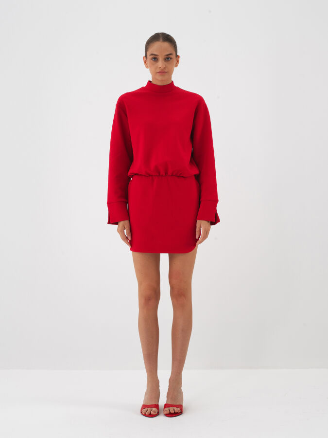 Plain Cotton Dress - Xint