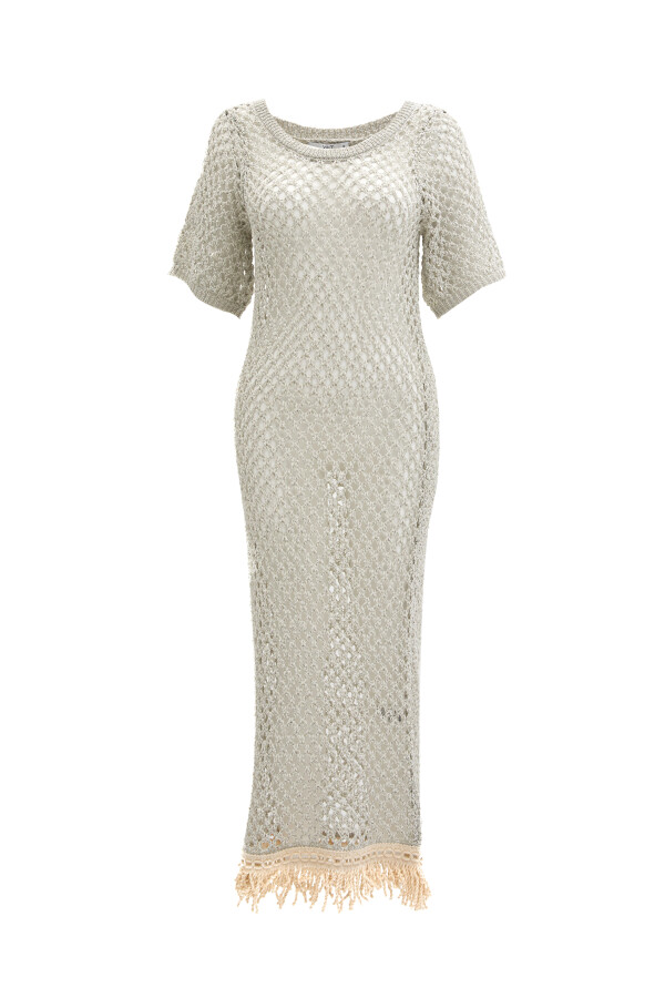 Natural Oversize Dress - 4