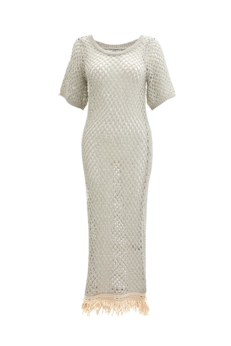 Natural Oversize Dress - 4