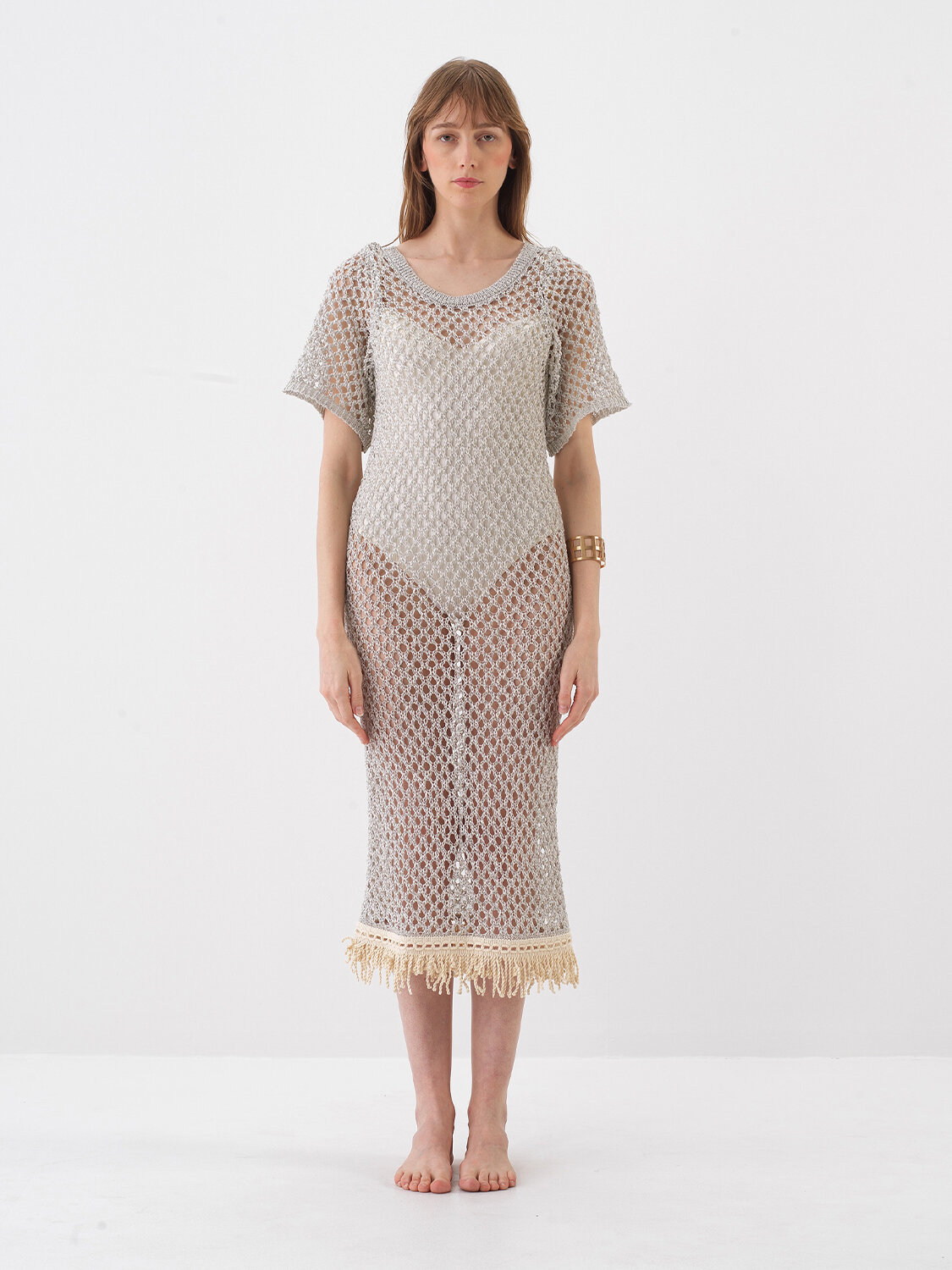 Natural Oversize Dress - 1