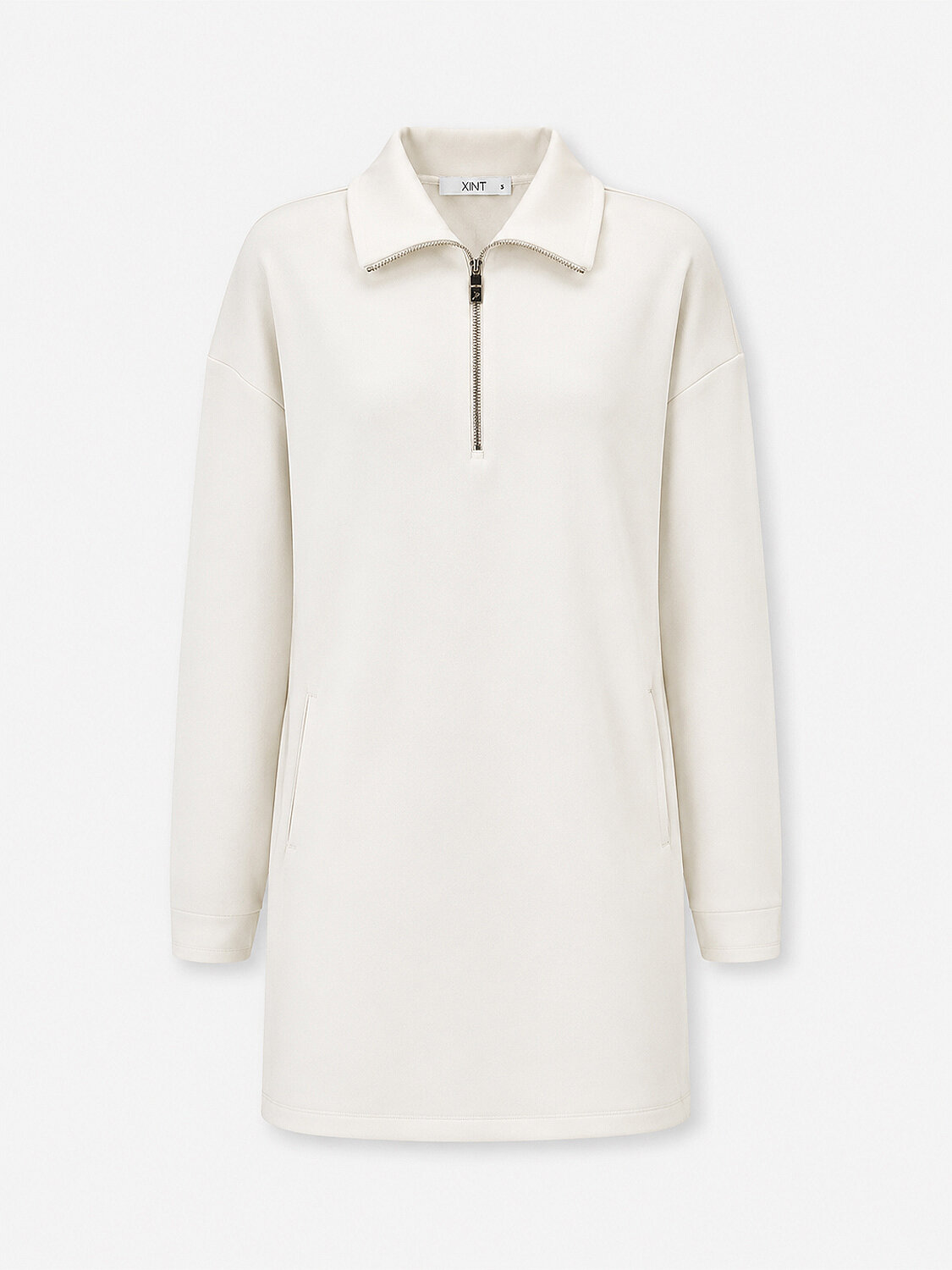Oversized Plain Dress - 5