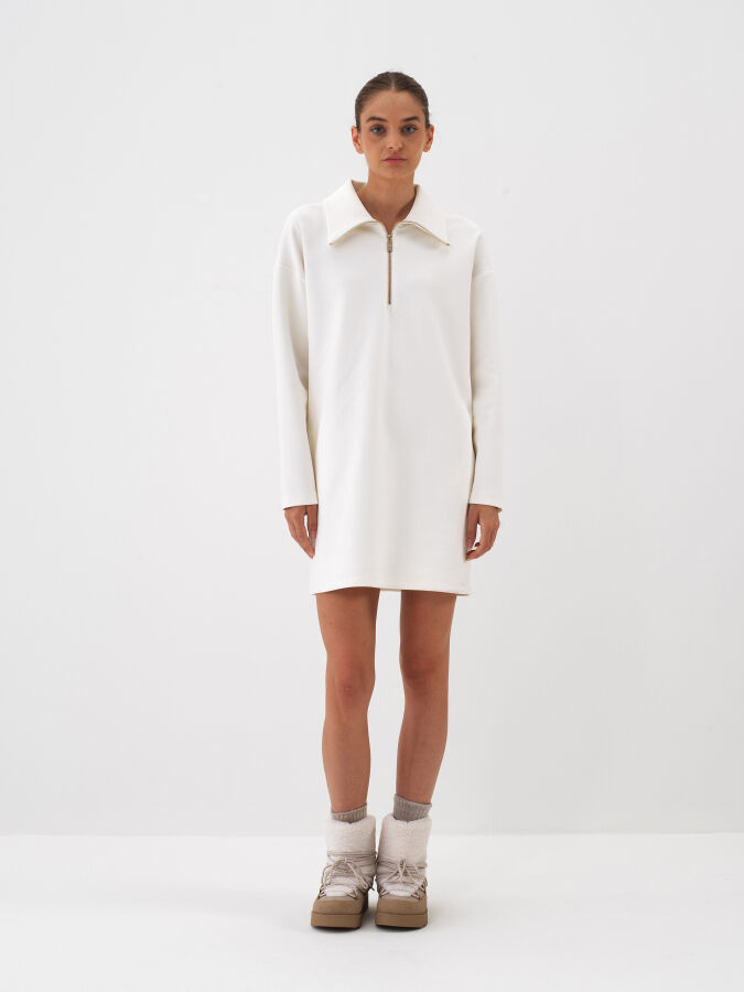 Oversized Plain Dress - Xint