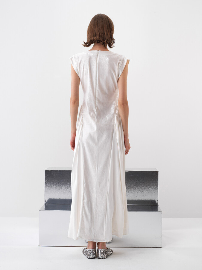 White Regular Fit Dress - 4