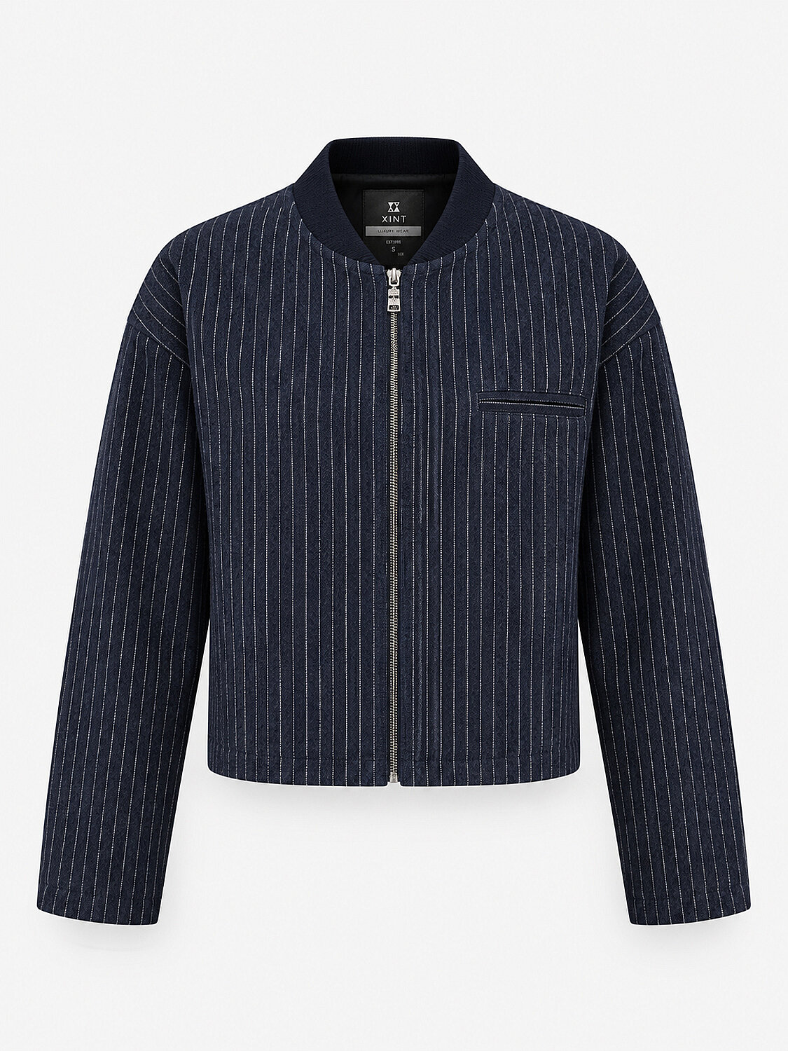 100% Cotton Striped Coat - 5