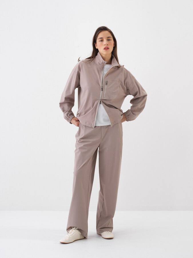 Beige Oversize Jacket - Xint