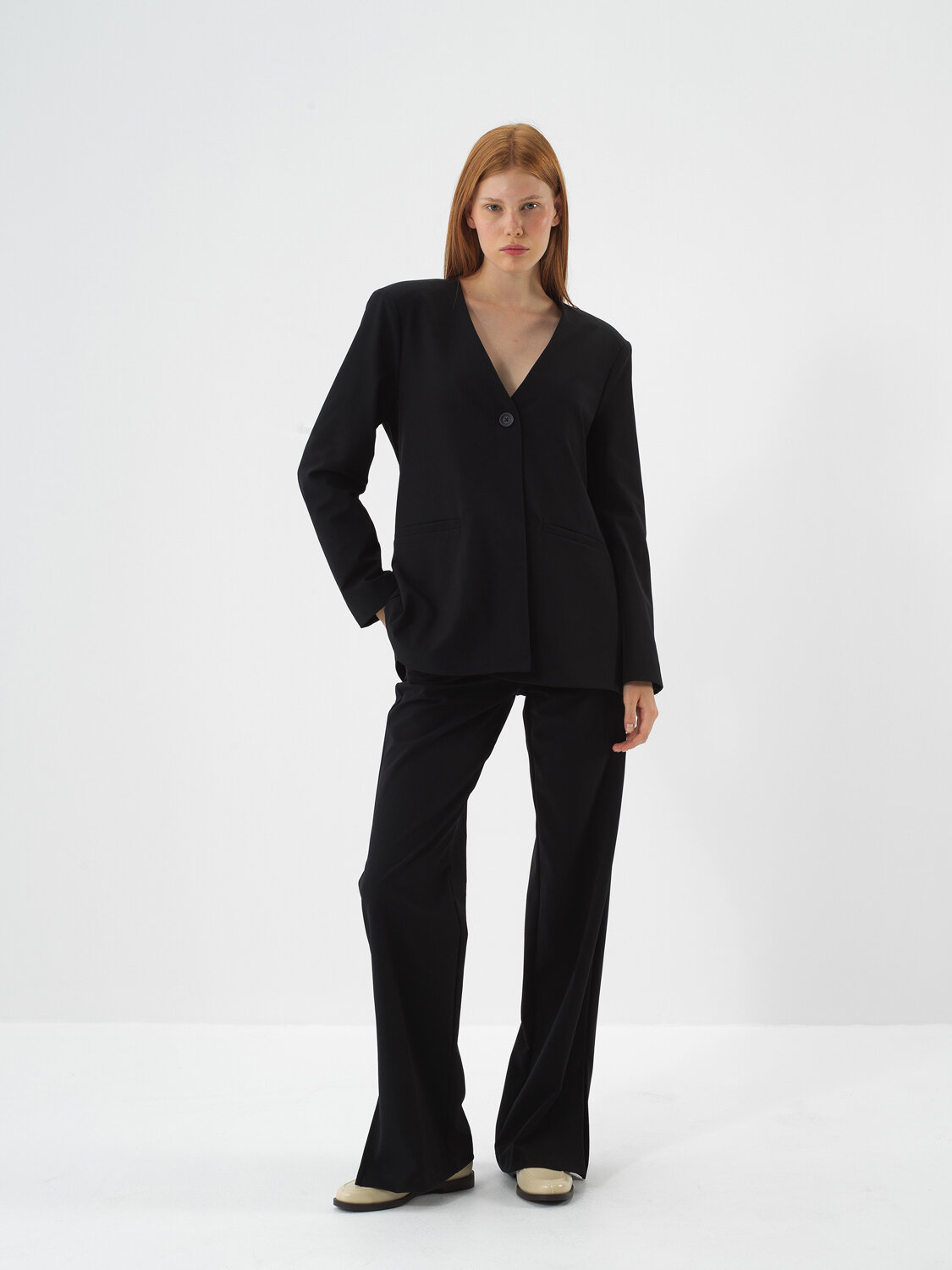 Black Flexible Textured Regular Fit Jacket - Xint