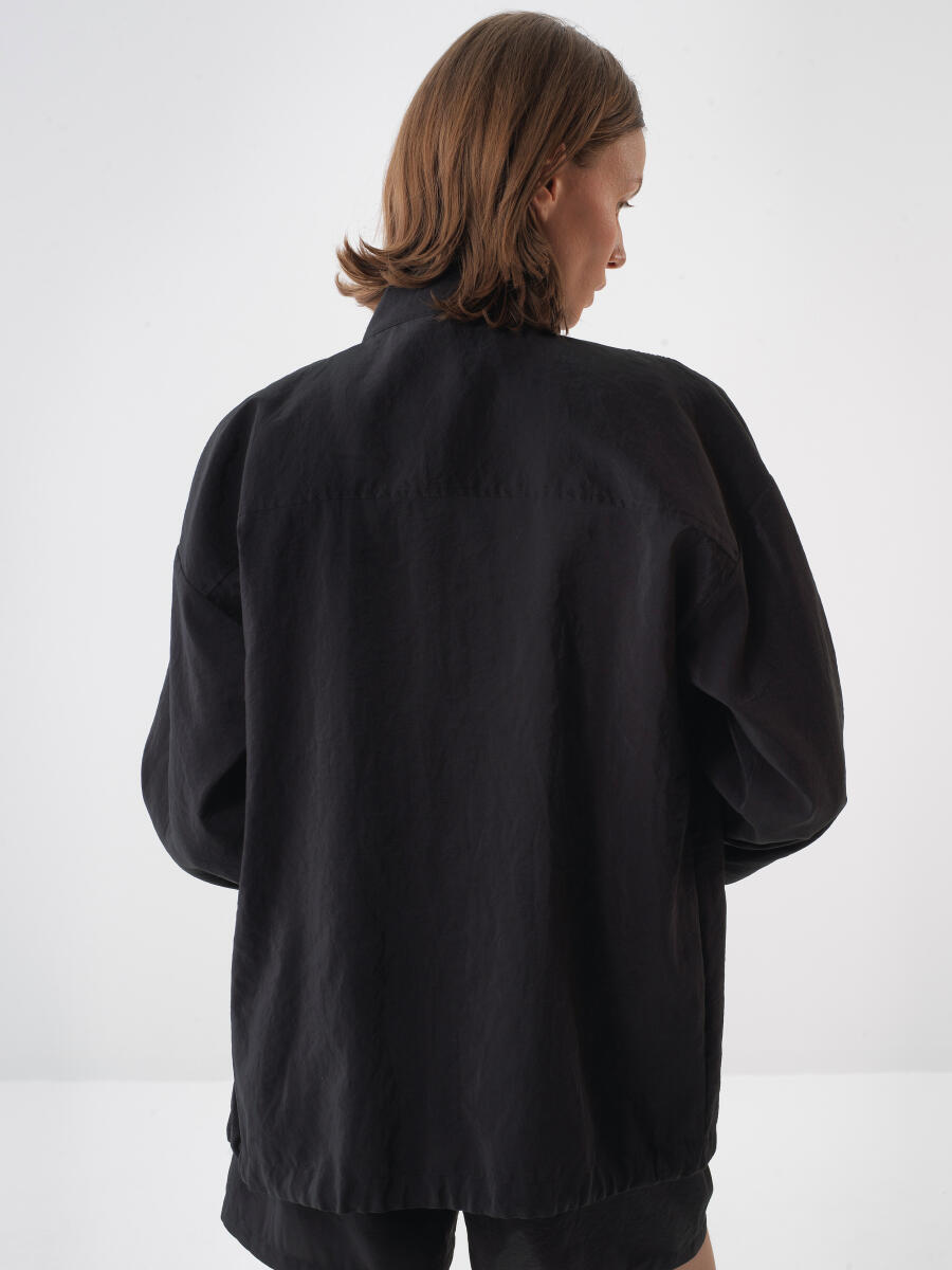 Black Oversize Jacket - 4