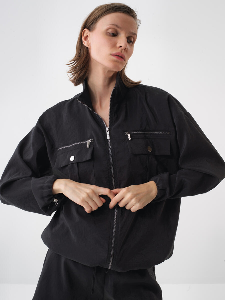 Black Oversize Jacket - 1