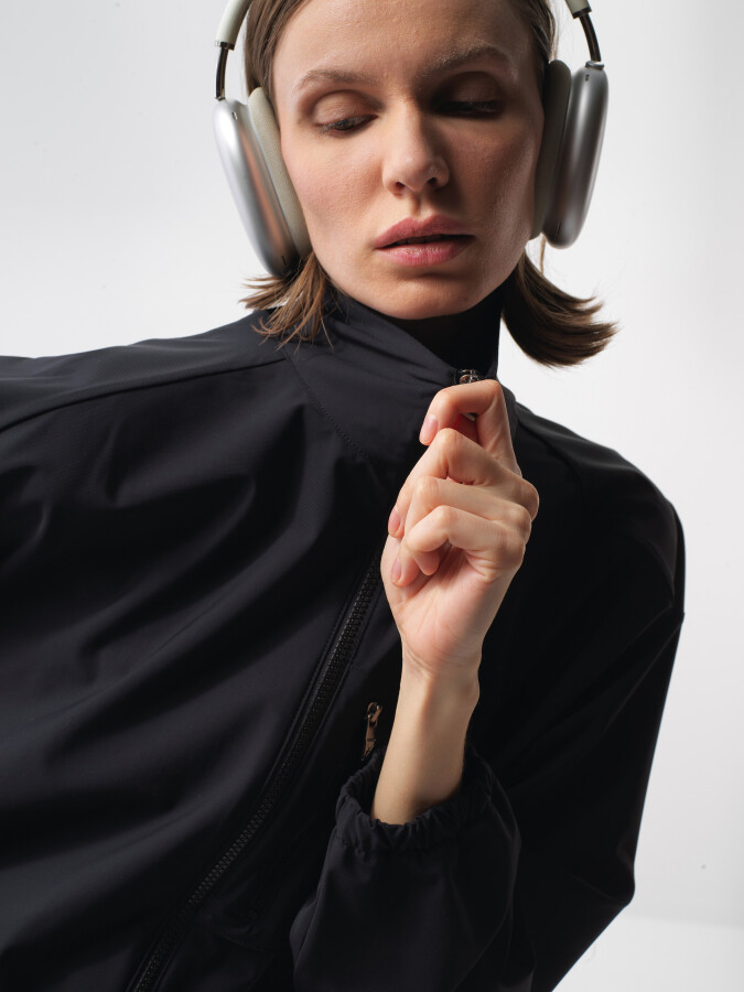 Black Oversize Jacket - Xint