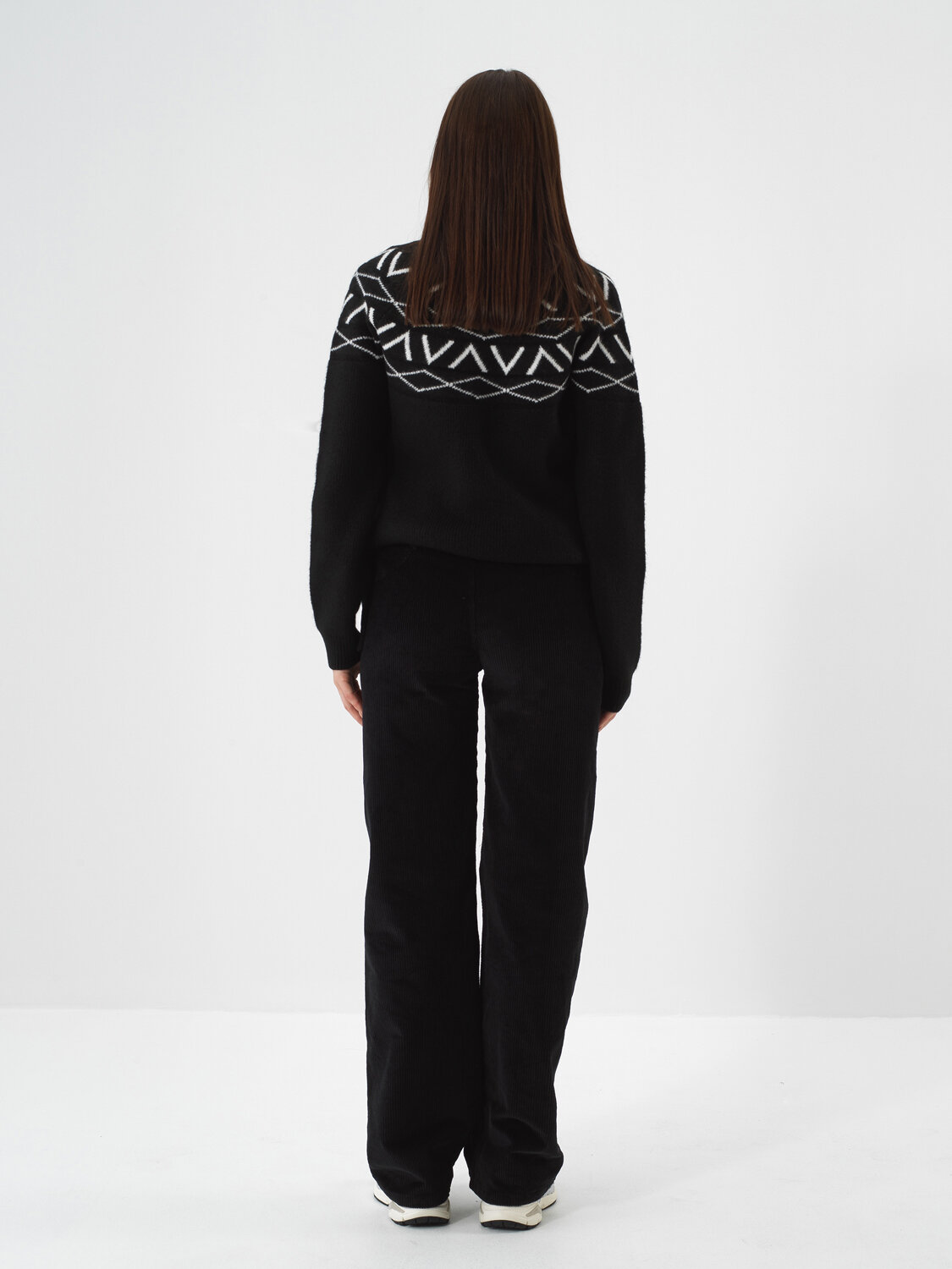 Black Soft Texture Oversized Jacket - Xint