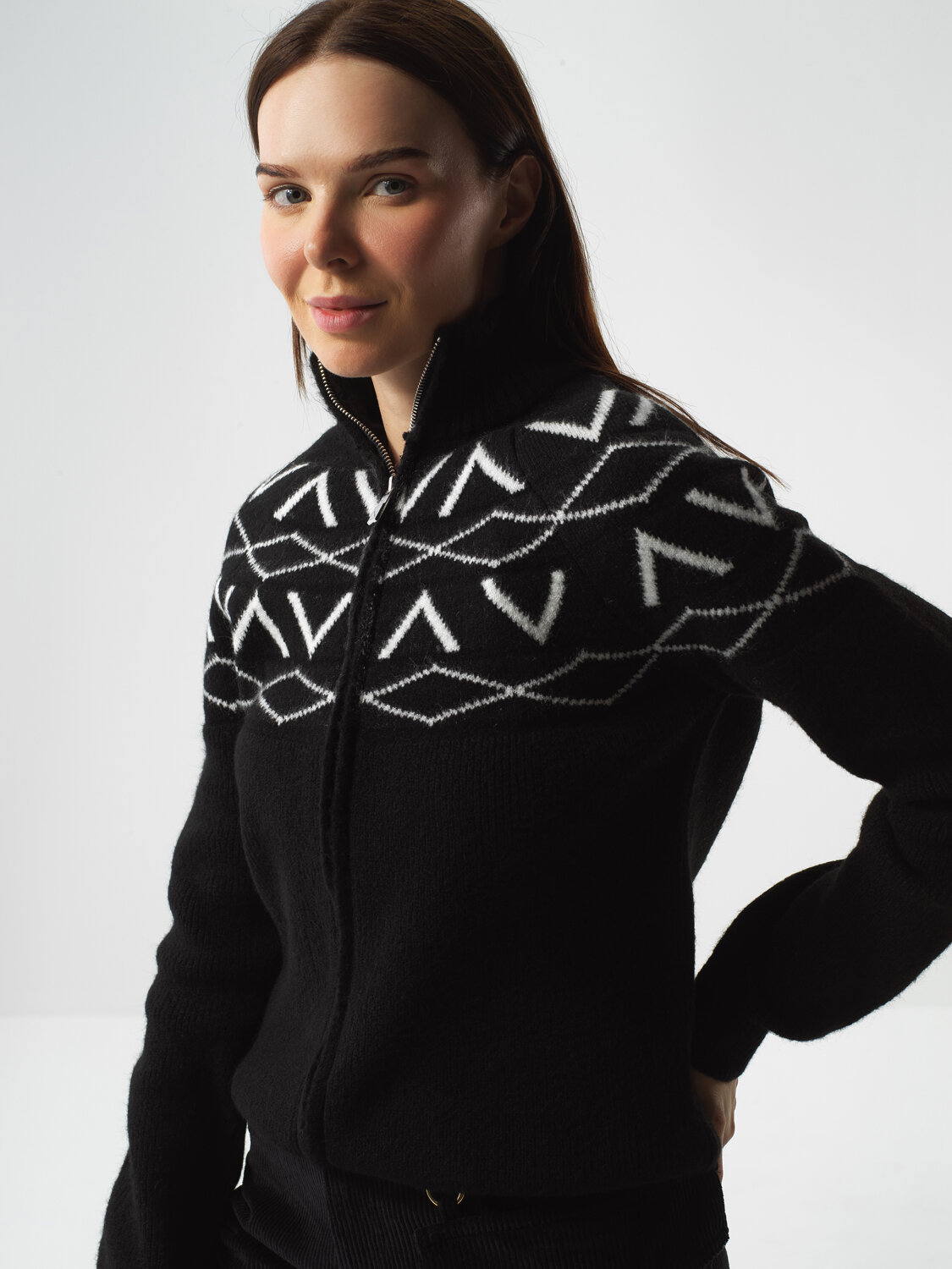 Black Soft Texture Oversized Jacket - Xint