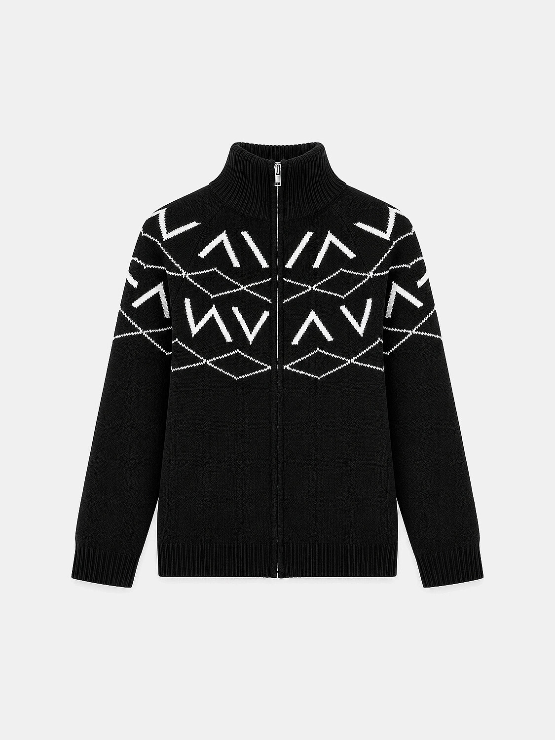 Black Soft Texture Oversized Jacket - 1