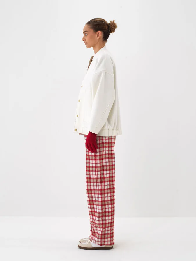 Plain Wool Coat - Xint