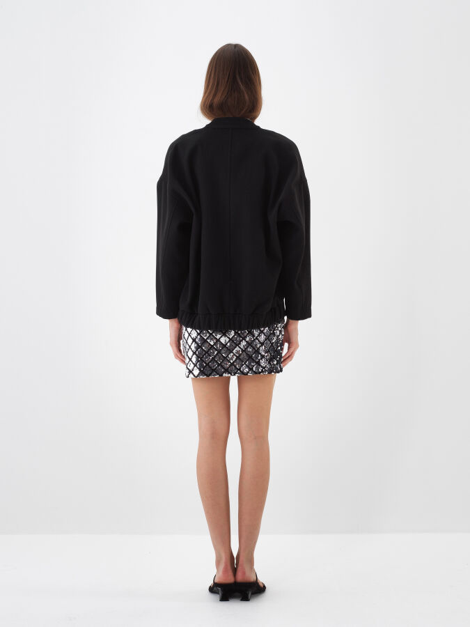 Plain Wool Coat - Xint