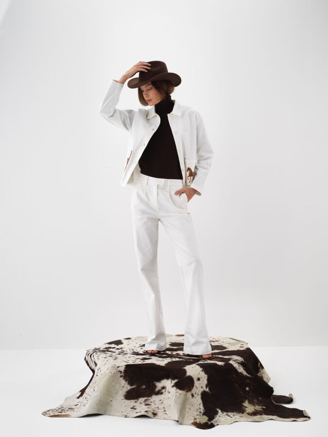 Cotton Printed Jacket - Xint