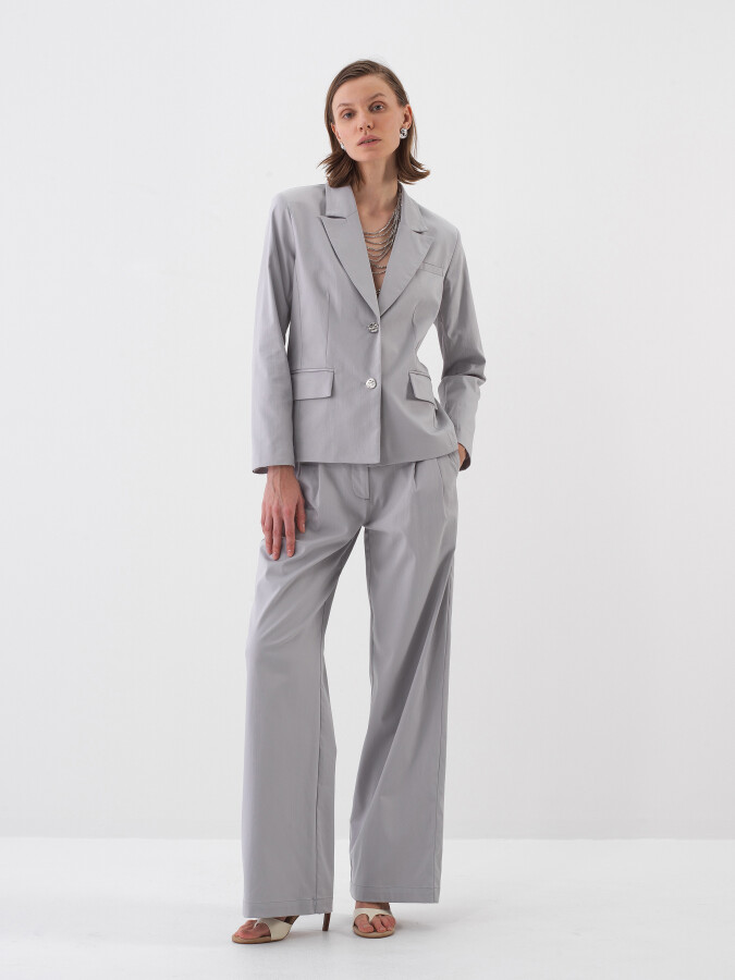 Gray Regular Fit Cotton Jacket (1)