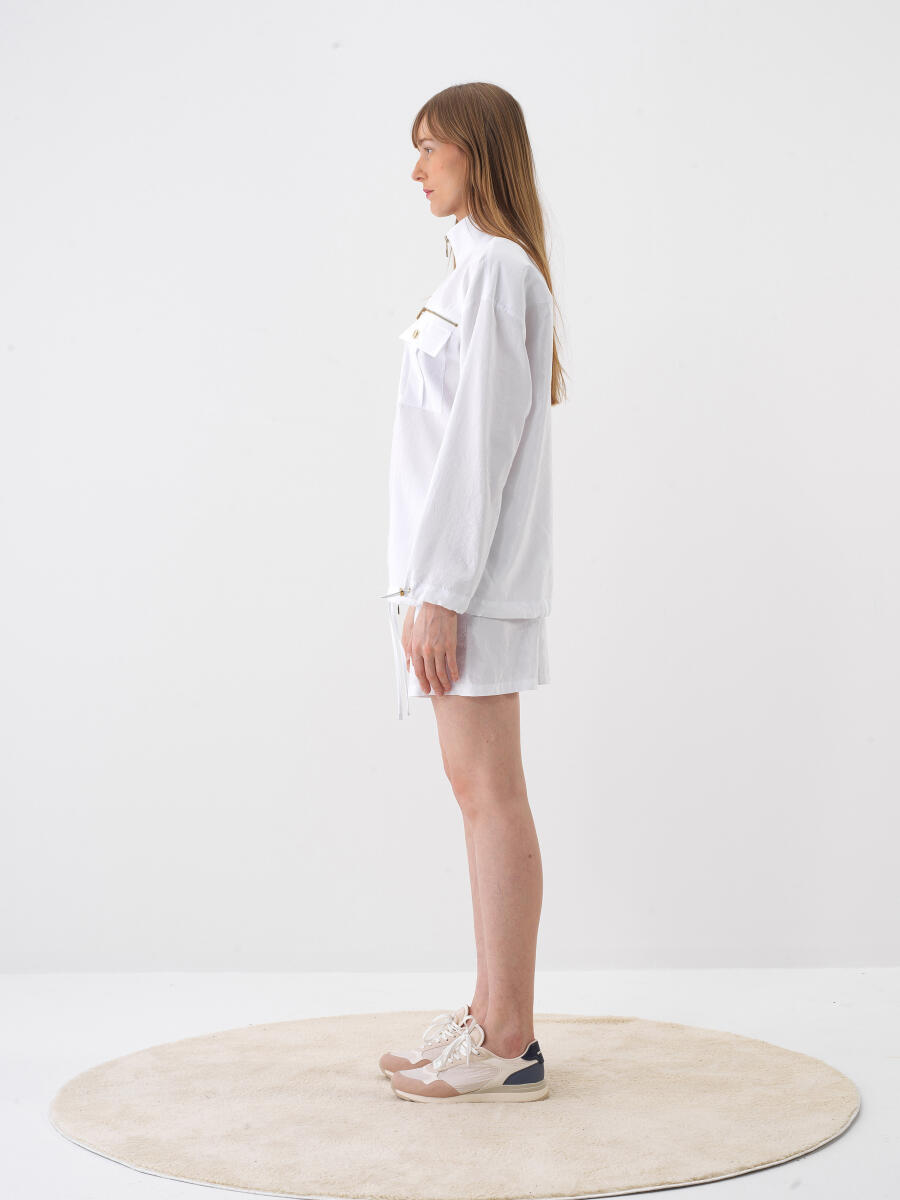 White Oversize Jacket - 3