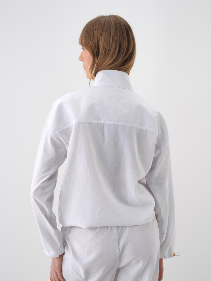 White Oversize Jacket - 4