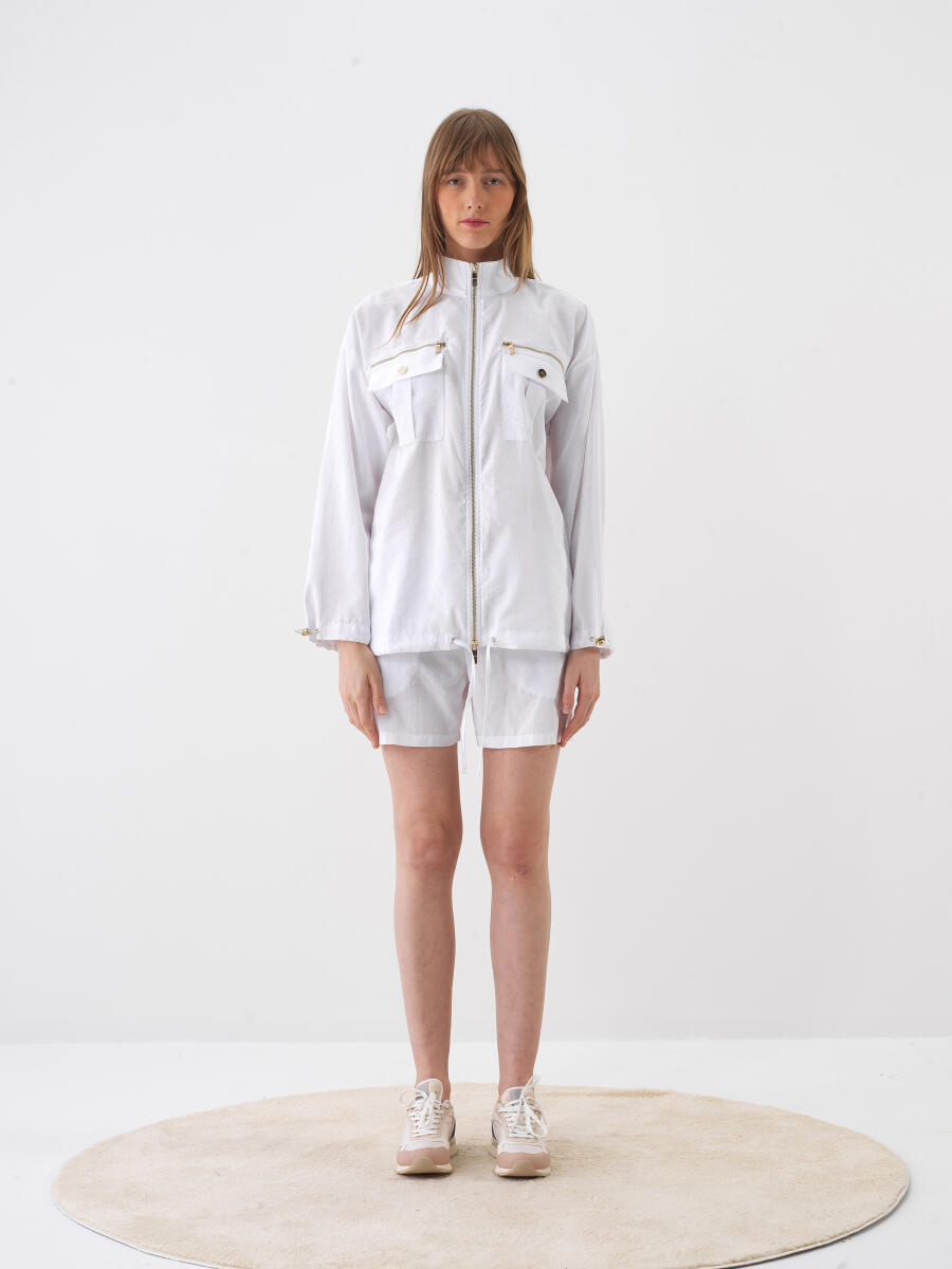 White Oversize Jacket - 2