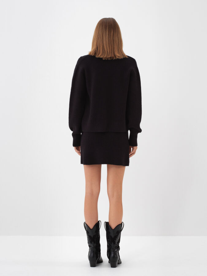 Wool Knit Jacket - Xint