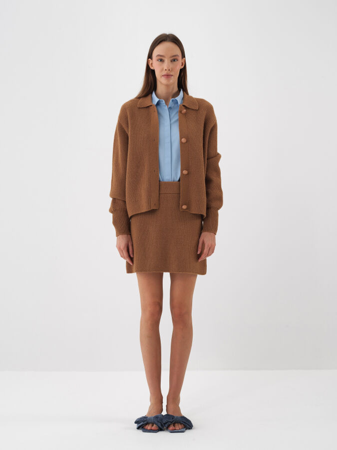 Wool Knit Jacket - Xint