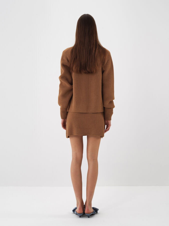 Wool Knit Jacket - Xint