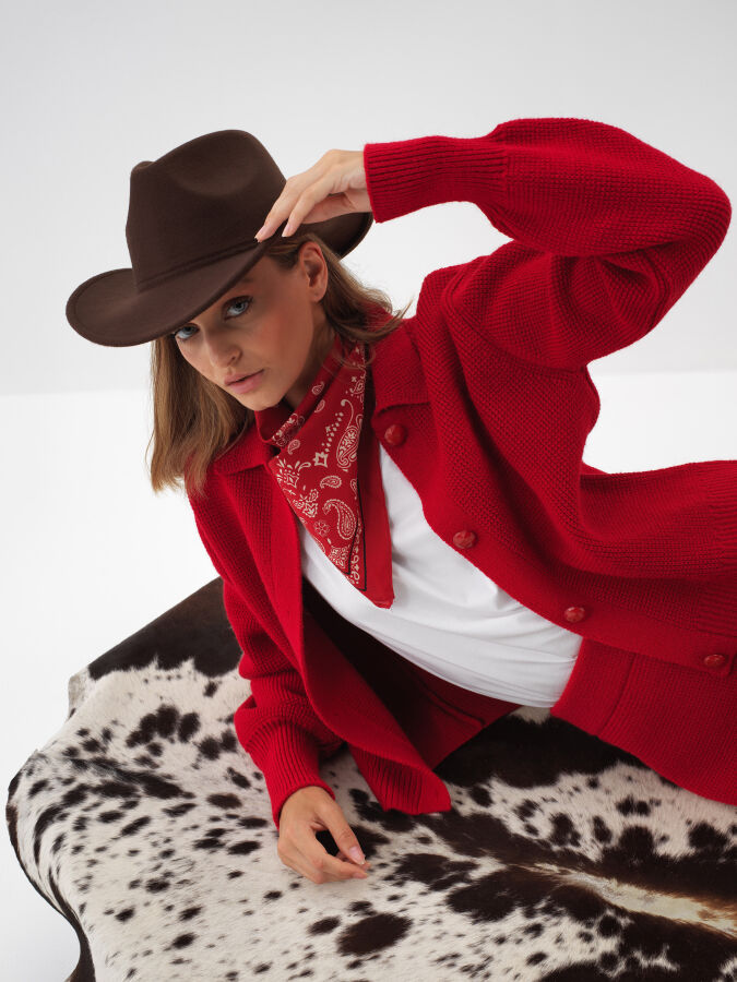 Wool Knit Jacket - Xint