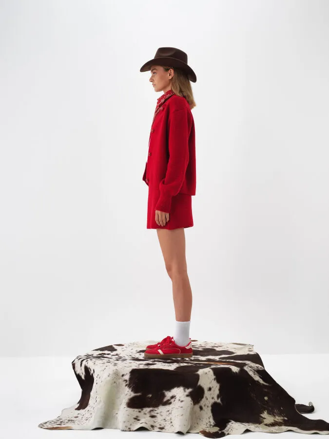 Wool Knit Jacket - Xint