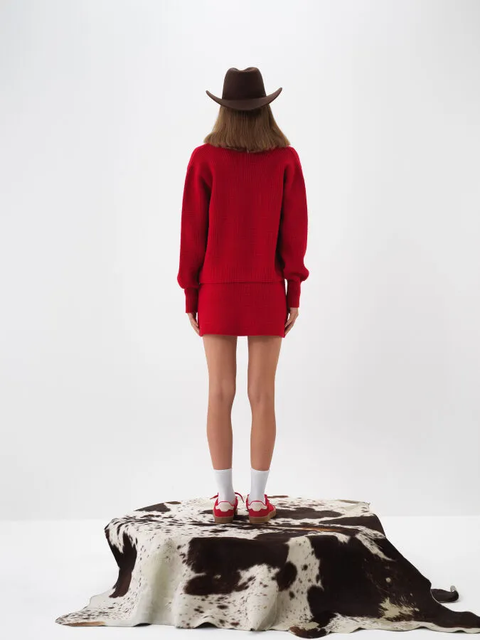 Wool Knit Jacket - Xint