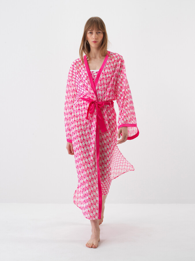 Pink Oversize Kimono