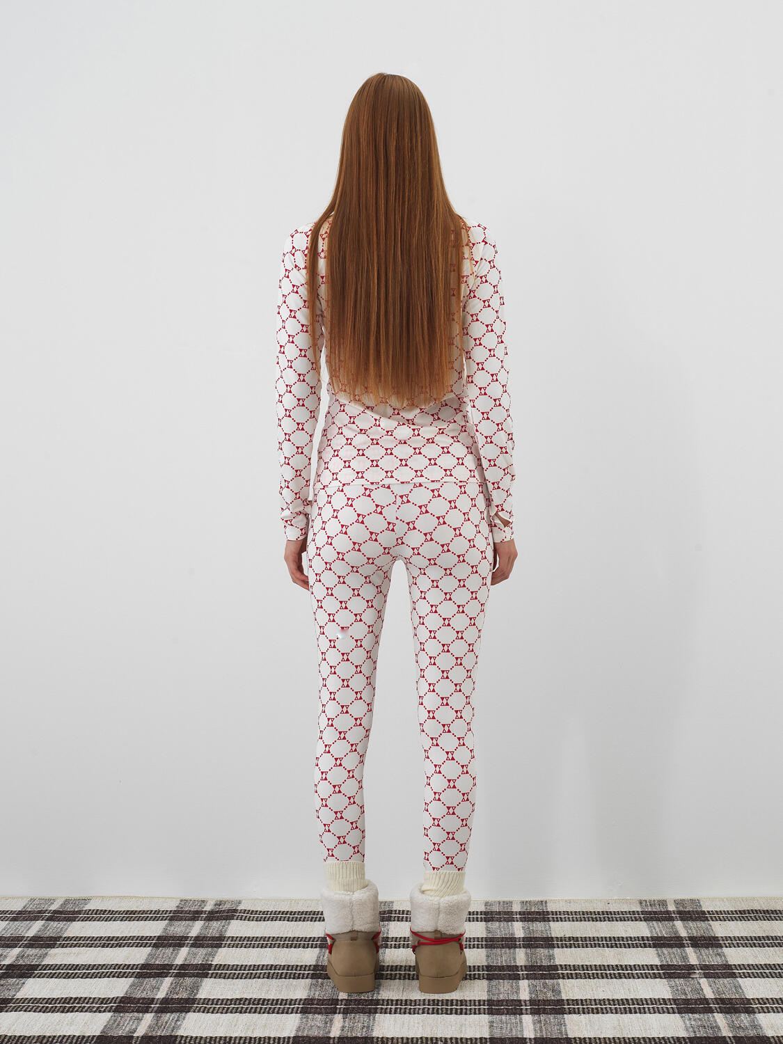 Ecru Flexible Textured Slim Fit Long Sleeve T-Shirt - 7