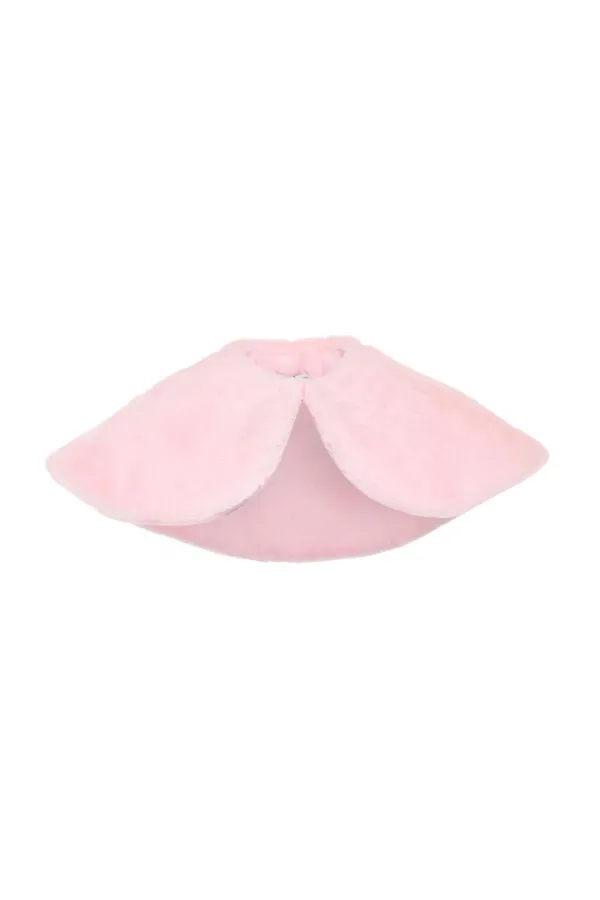 Plain Plush Poncho - Xint