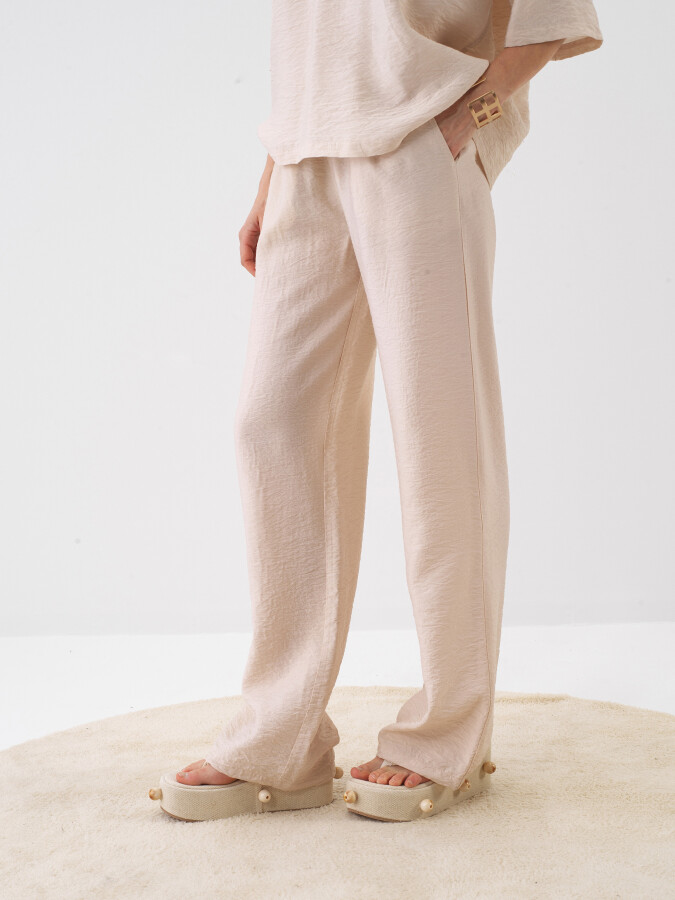 Natural Oversize Trousers (1)