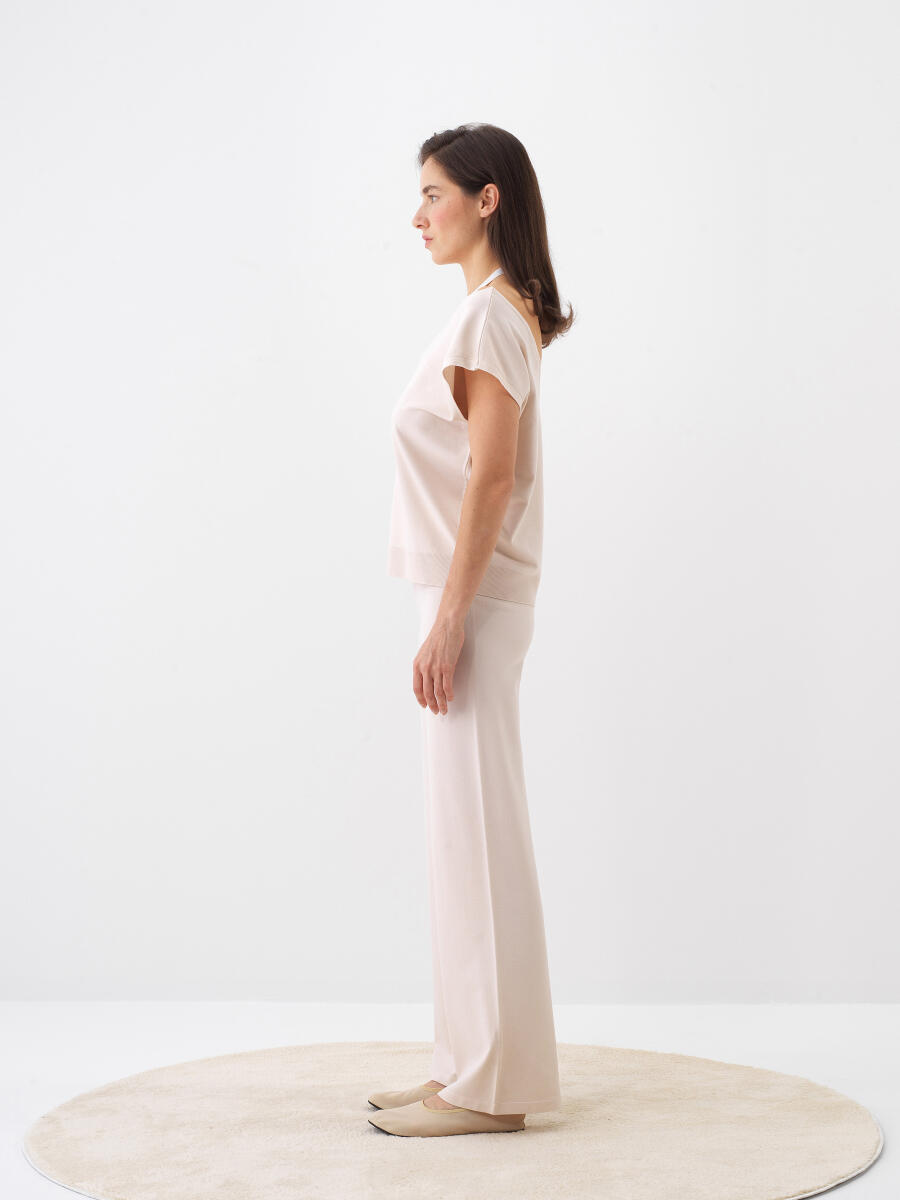 Natural Oversize Trousers - 2