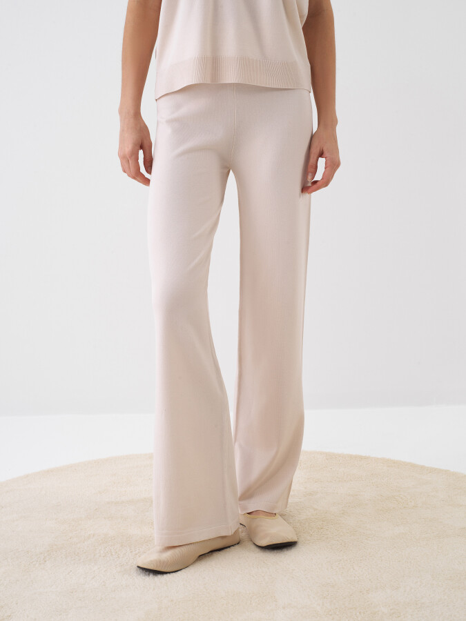 Natural Oversize Trousers - 1
