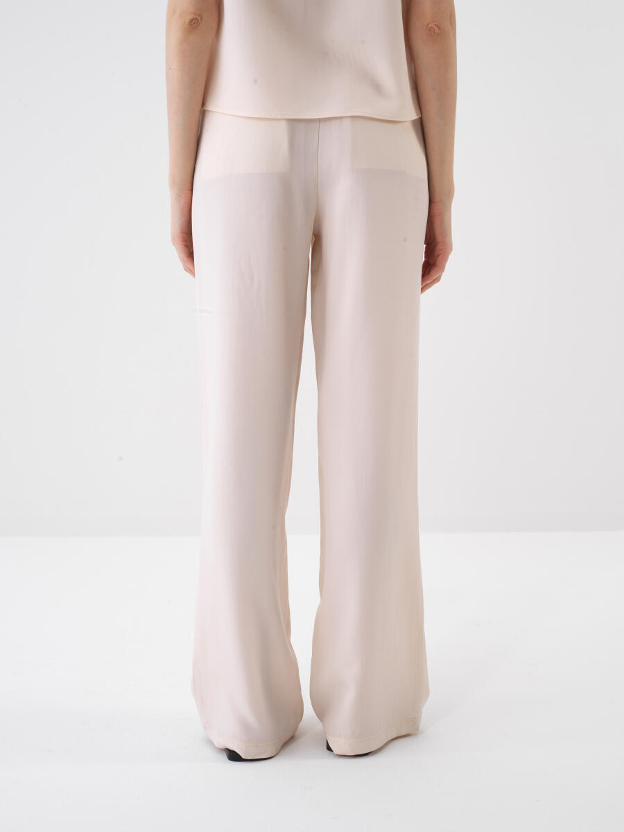 Natural Oversize Trousers - 3