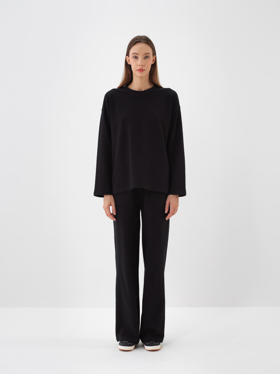 100% Cotton Basic Sweatpants - 2