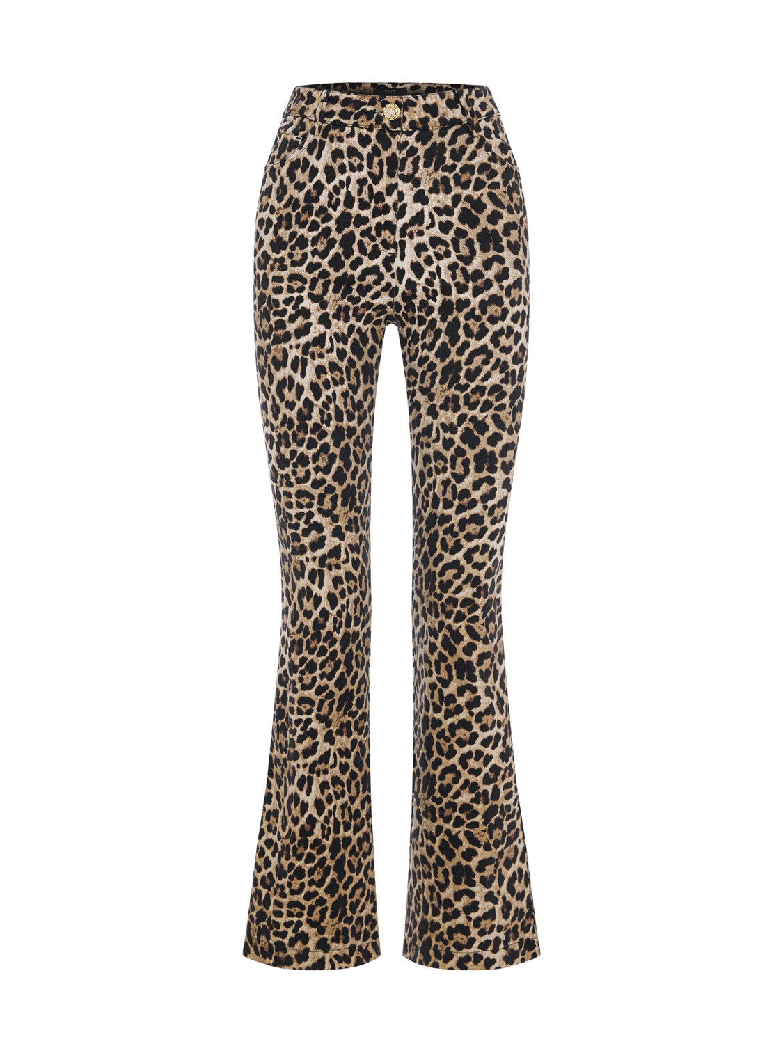 Camel Cotton Textured Regular Fit Trousers - Xint