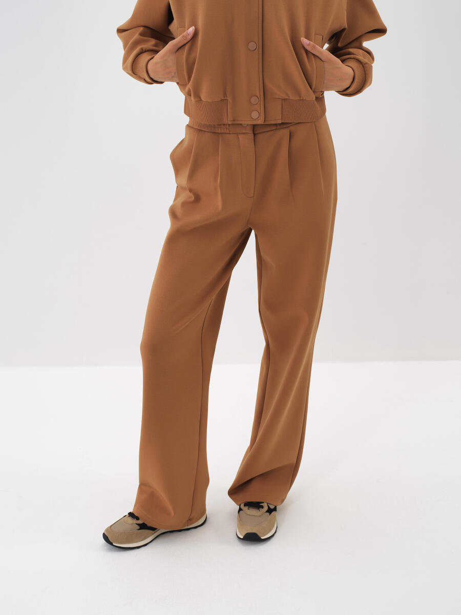 Plain Cotton Sweatpants - 1