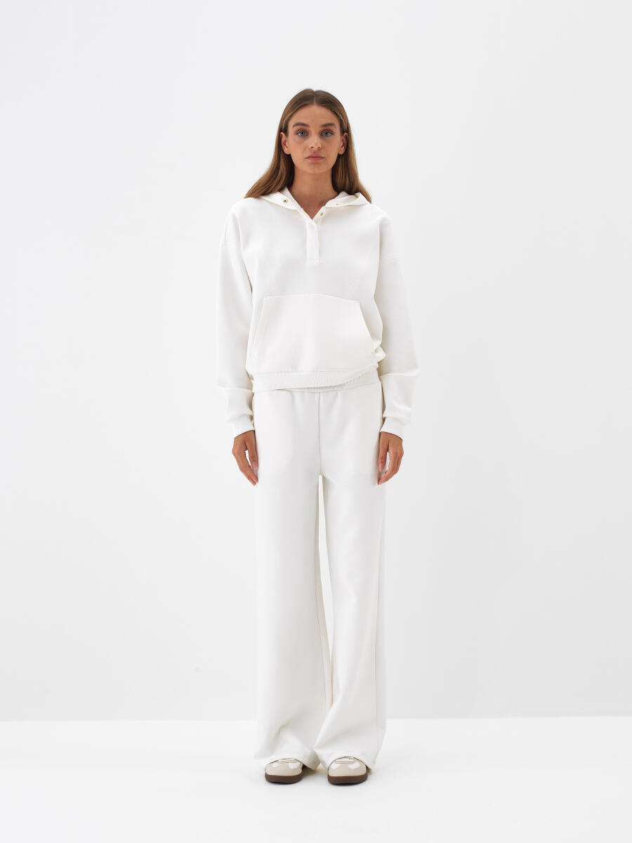 Plain Cotton Sweatpants - 2