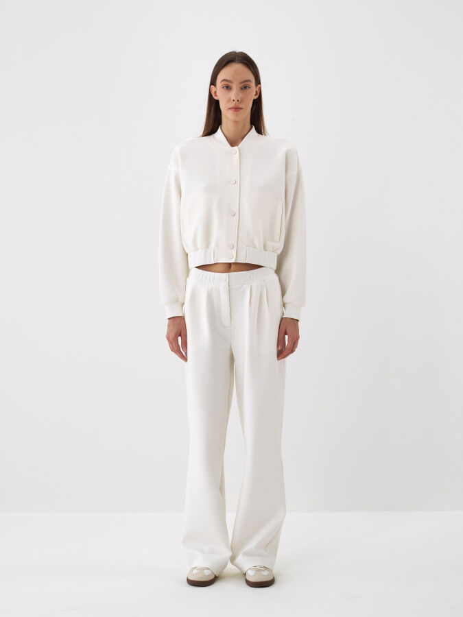 Plain Cotton Sweatpants - Xint