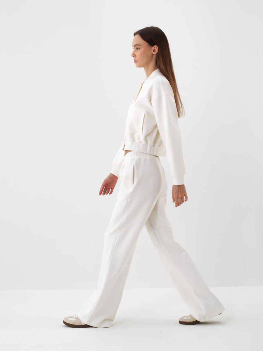 Plain Cotton Sweatpants - 3