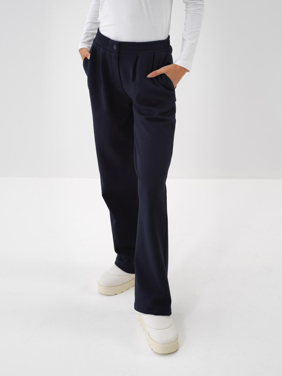 Plain Cotton Sweatpants - 1