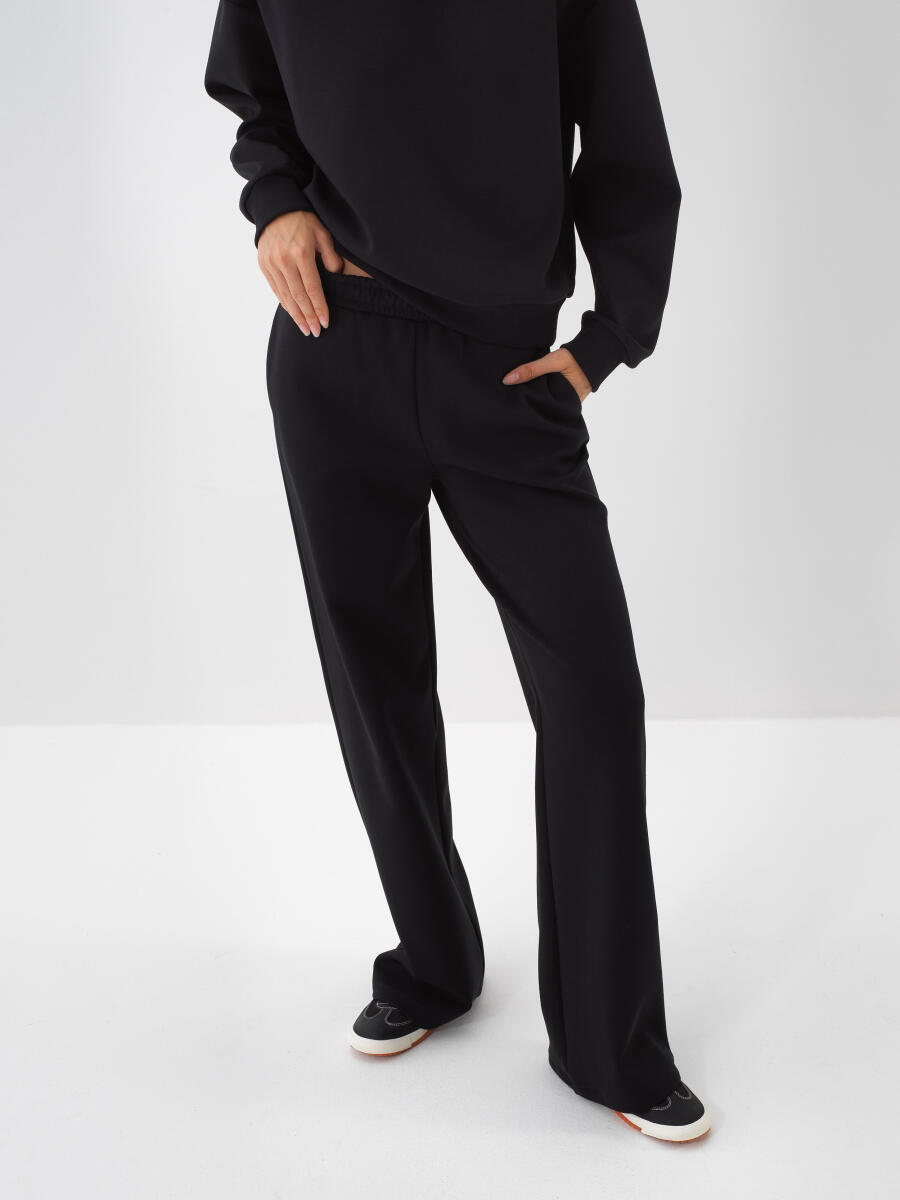 Plain Cotton Sweatpants - 1