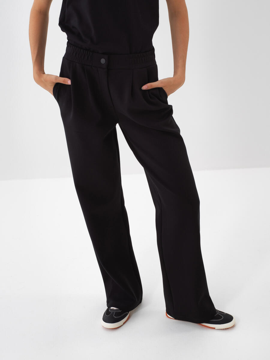 Plain Cotton Sweatpants - 1