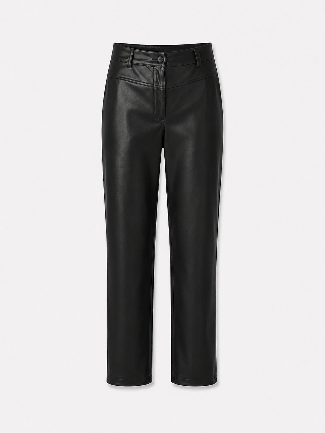 Leather Look Pants - 5
