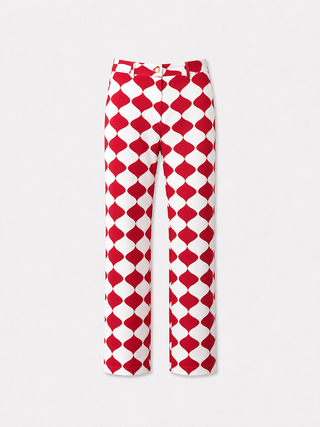 Patterned Printed Pants - 6