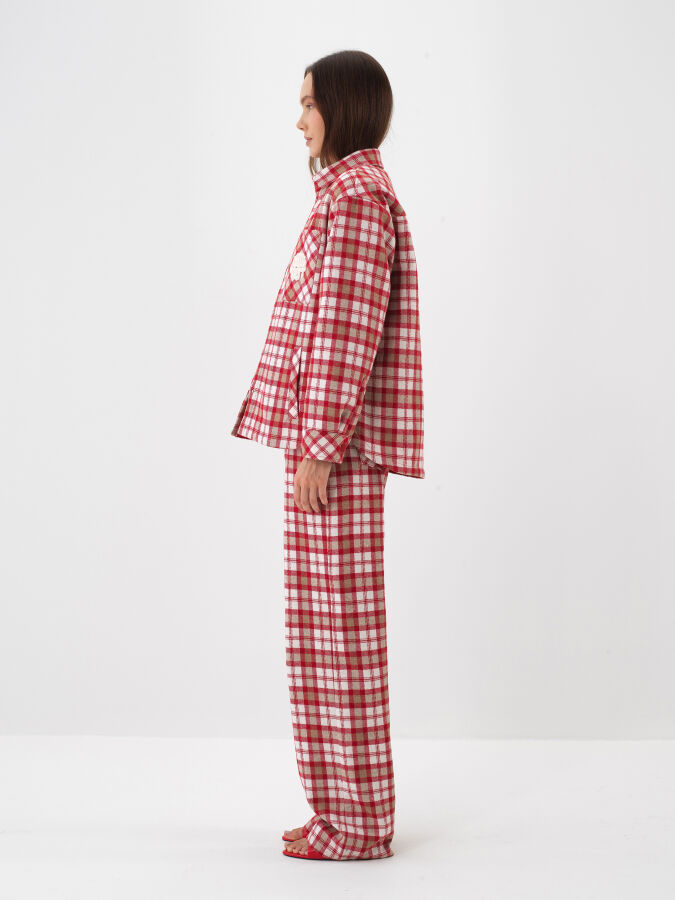 Shiny Plain Pants - Xint